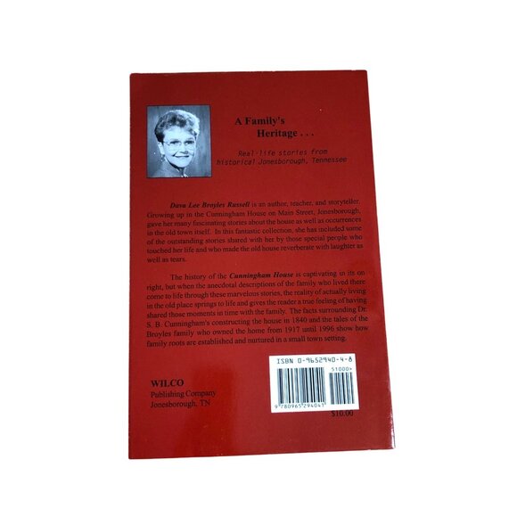 A Familys Heritage Stories From Main Street Jonesborough Tennessee By Dava Lee R - Picture 2 of 7